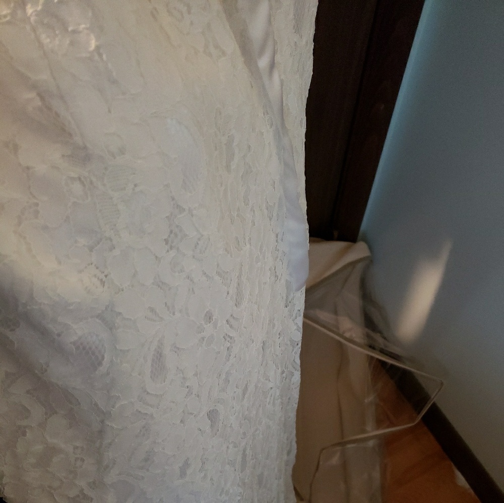 Unworn wedding dress